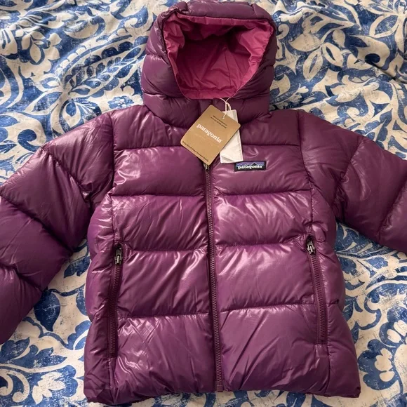 -not4 Sale ! NEW🎀Patagonia Hi-loft jacket toddler size 3T gorgeous purple